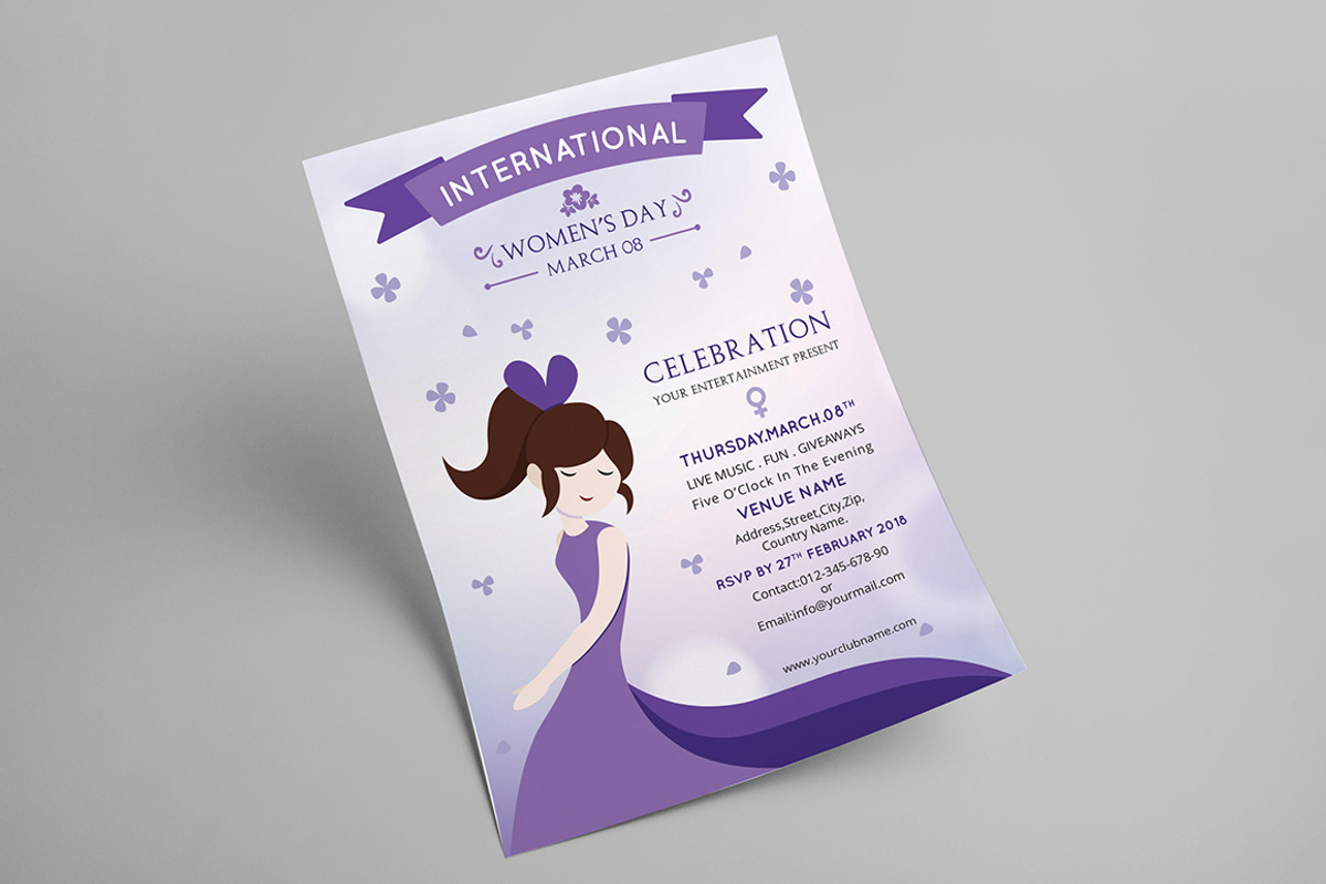 Women's Day Flyer, a Flyer Template by Rimana_Templatehive (Photo 3 of 7)