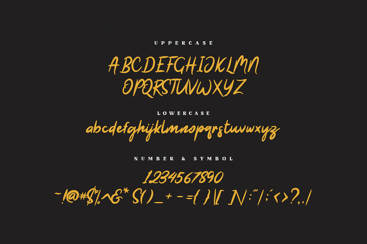 Hayana, a Font by BumbleGraph Studio (Photo 10 of 10)