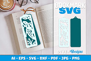 Sea Animals Bookmark Paper Cut, an Animal Illustration by OTVEY DESIGN (Thumbnail 2 of 13)
