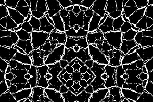 Dark Cross Symbol Textured Mosaic