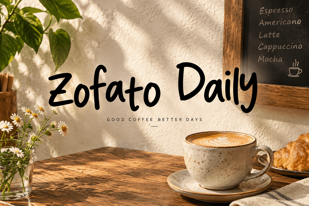 Jivo Mazelly Bouncy Font, a Handwritten Font by Letterhanna Studio (Photo 8 of 9)
