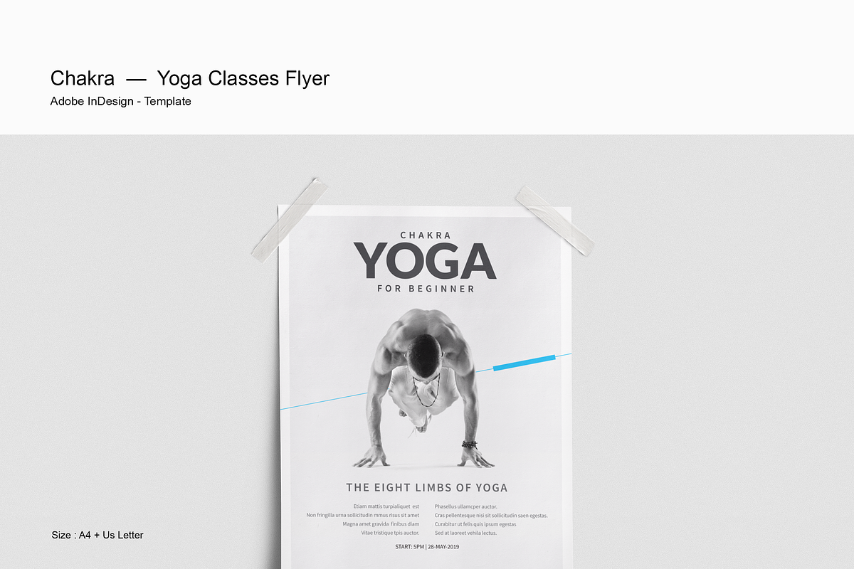 Yoga Classes Flyer, a Flyer Template by BOXKAYU (Photo 1 of 6)