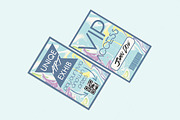Colourful Artistic VIP pass, a Card Template by Konakchiev (Thumbnail 2 of 3)