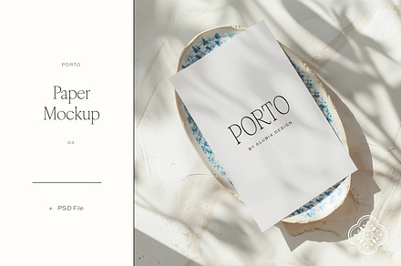 Porto Paper Mockup