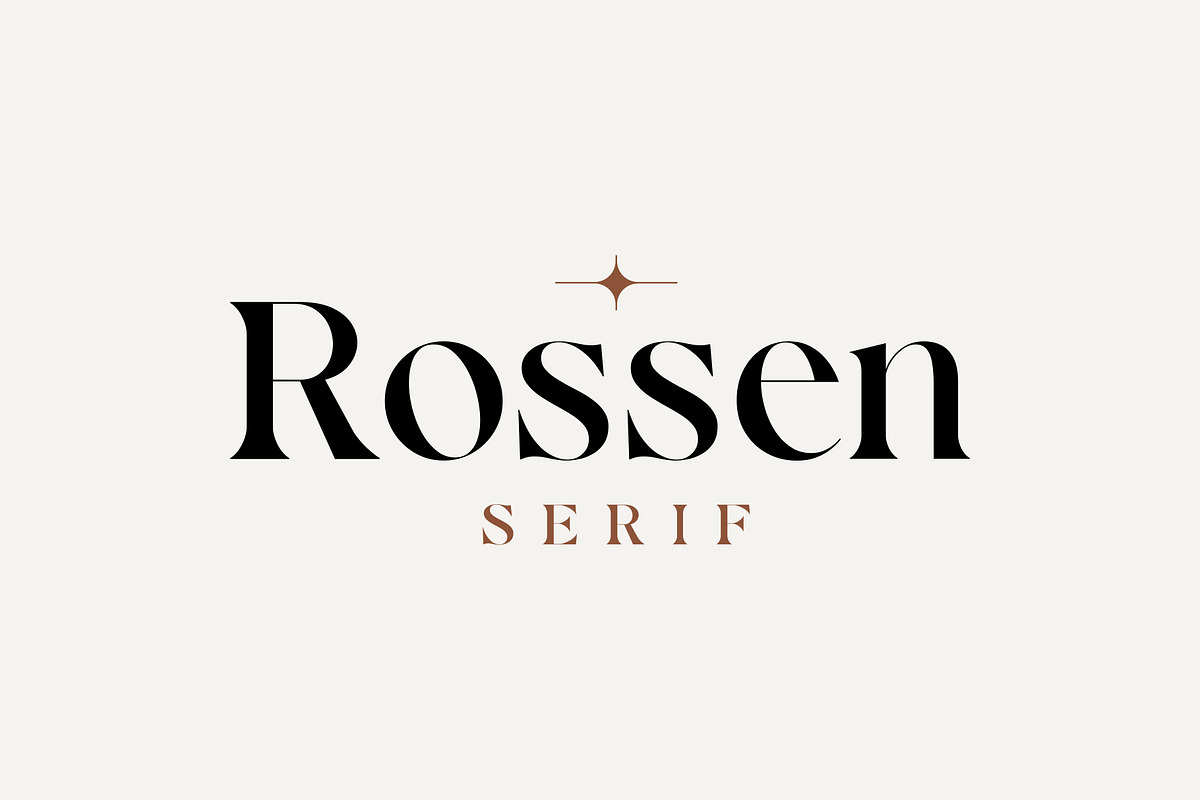 Rossen Serif – Sophisticated Font, a Serif Font by VASTARD STUDIO (Photo 1 of 12)