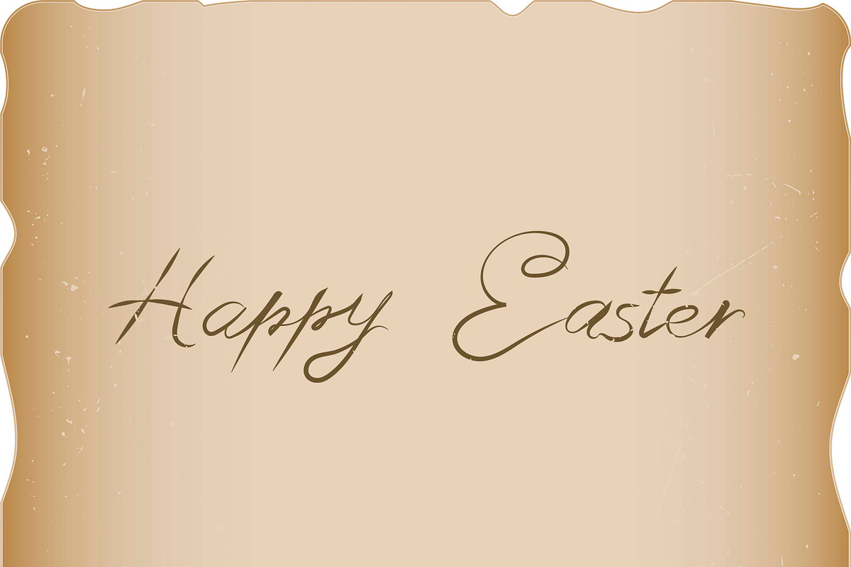 A vintage Easter greeting card, a Decorative Illustration by JYa_Design (Photo 3 of 3)