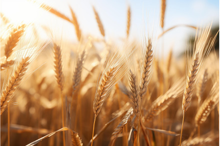 Lush Rye field. Generate Ai, a Nature Photo by Ylivdesign