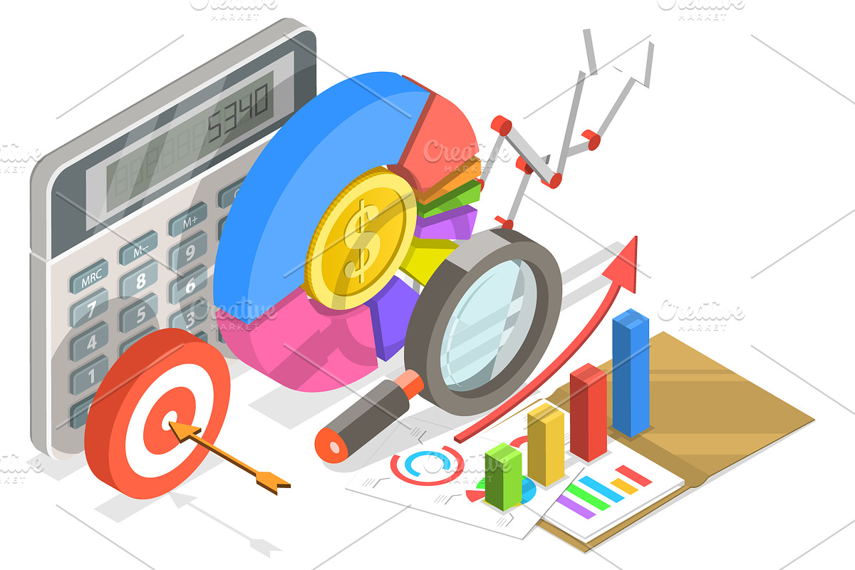 Financial Investments Set 01, a Finance Illustration by AndriiStore (Photo 4 of 11)