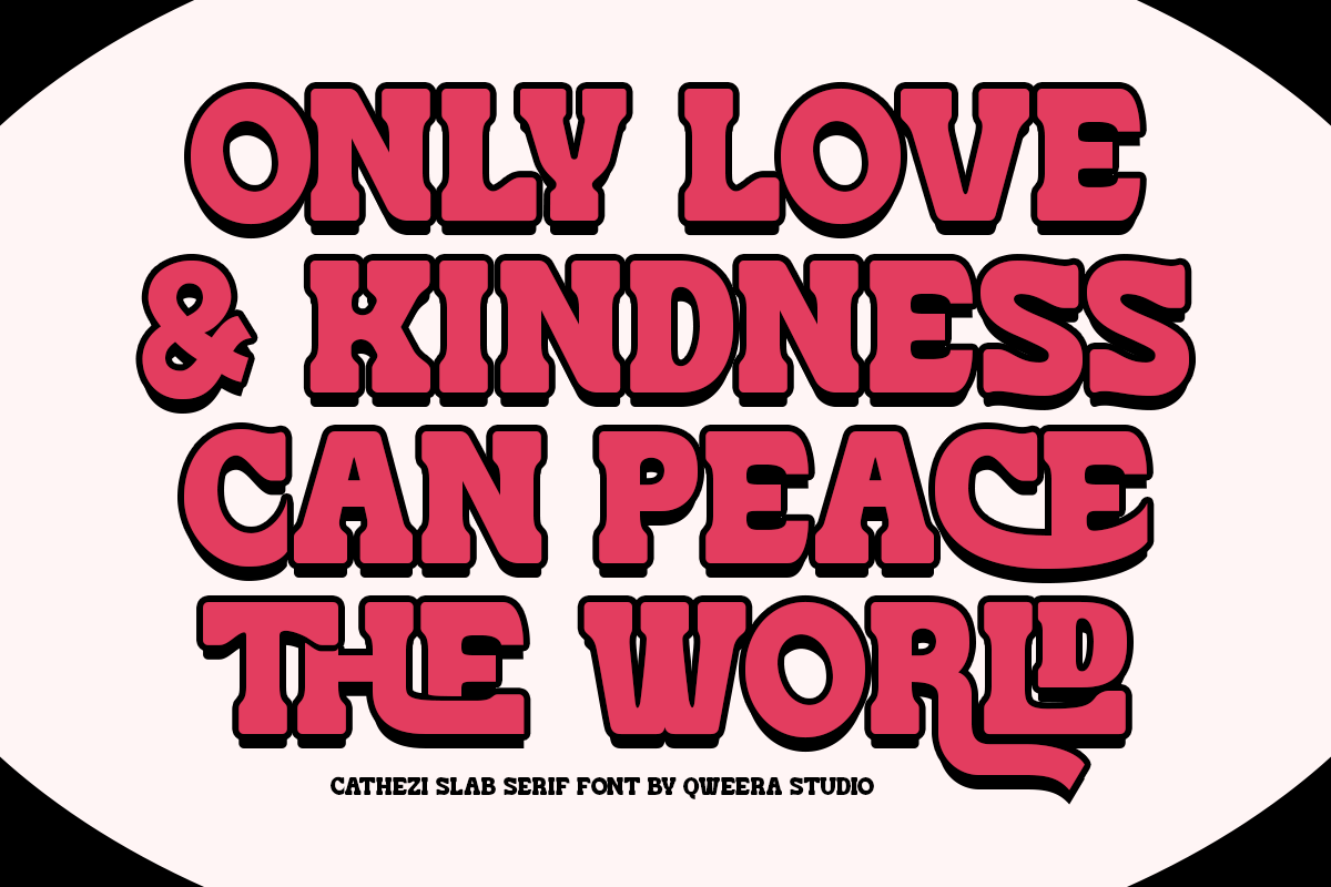 Cathezi - Retro Slab Serif, a Serif Font by Qweera Studio (Photo 8 of 10)