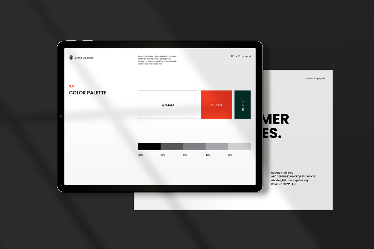 Brand Guidelines, a Brochure Template by GoldenPixelStudio (Photo 2 of 10)