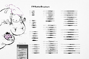 Puddled Brushes for Illustrator, a Brush Add-On by Mazheika Store (Thumbnail 4 of 8)