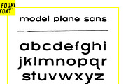 MODEL PLANE SANS, a Font by FOUNDFONT™ (Thumbnail 2 of 3)