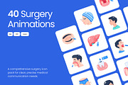 40 Animated Surgery Icons, an Emoji Icon by Prosymbols (Thumbnail 1 of 4)