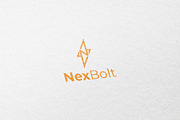 Letter N minimal brand Logo template, a Branding & Logo Template by Graplick (Thumbnail 2 of 2)