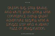 EZ Golleria, a Handwritten Font by Zafara Studios (Thumbnail 5 of 6)