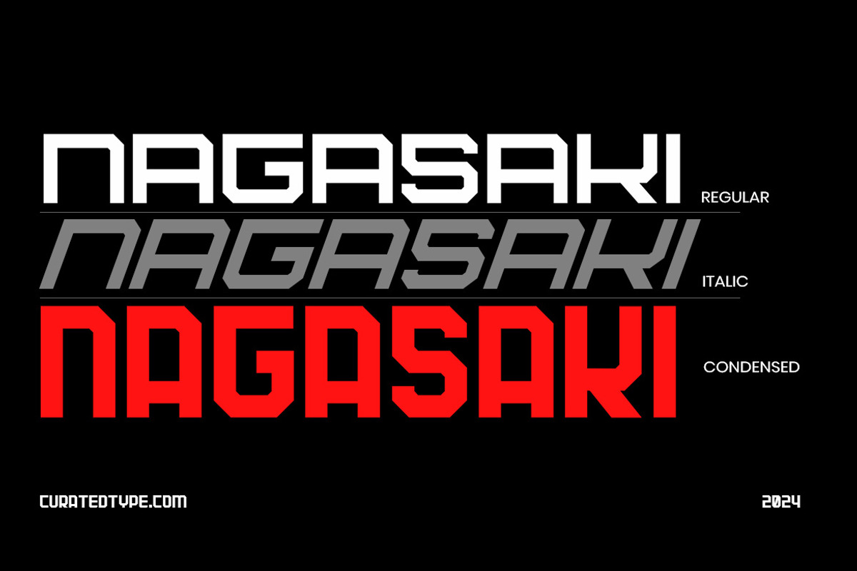 Noctagon - Bold Octagonal Sans, a Sans Serif Font by CuratedType Studio (Photo 2 of 4)