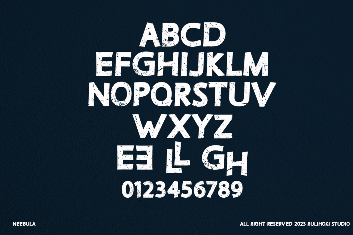 Neebula, a Slab Serif Font by rulihoki studio (Photo 2 of 4)