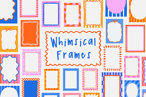 WHIMSICAL FRAMES, an Object Graphic by Bosotochka♥Art