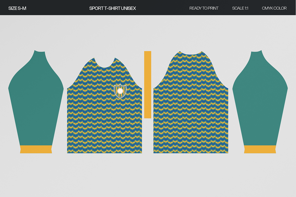 Soccer Jersey Sublimation Template, a Pattern Graphic by GAZINEOGRAPHIC (Photo 5 of 6)