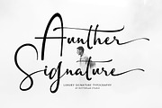 Aunther Signature, a Handwritten Font by Rotterlab Studio (Thumbnail 1 of 11)