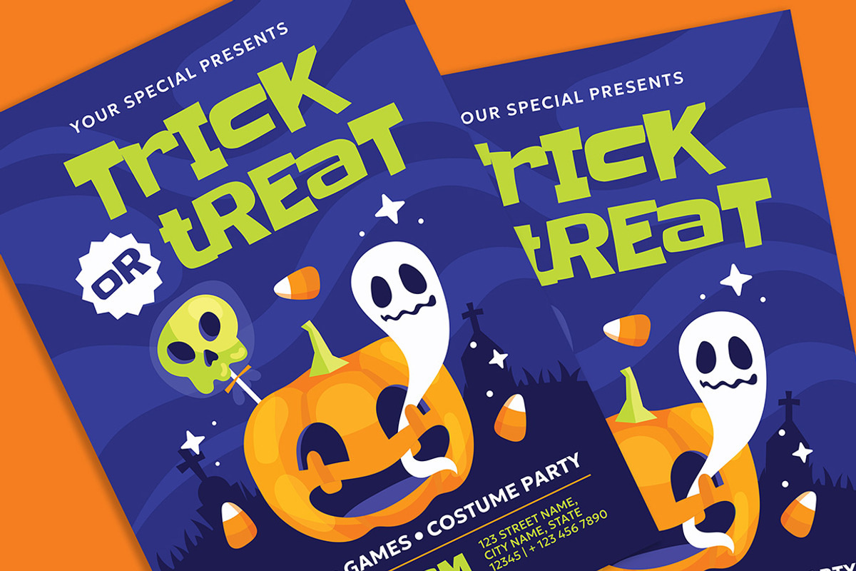 Trick or Treat Flyer preview 3