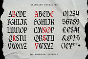 Braveson - Blackletter Style, a Blackletter Font by Arterfak Project (Thumbnail 14 of 15)