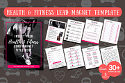 Health & Fitness Lead Magnet, a Magazine Template by ProductiveandFree (Thumbnail 1 of 9)