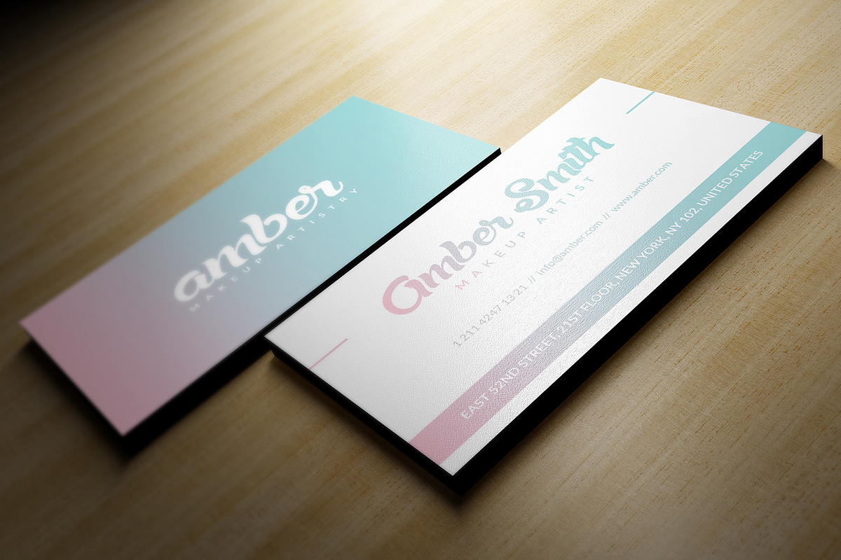 Simple Holographic Business Card, a Business Card Template by Marvel (Photo 3 of 5)