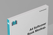A4 Softcover Book Mockup - 10 views, a Books & Magazine Mockup by Illusiongraphic (Thumbnail 14 of 25)