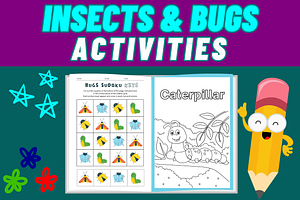 Bugs And Insects Activities Pages