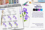 Fun Floral Sketchbook Practices, a Brush Add-On by Pretty Little Lines (Thumbnail 16 of 17)