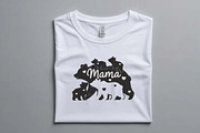 Mama Bear and Cubs Embroidery Design, an Illustration by Purpose Ekbal (Thumbnail 2 of 3)