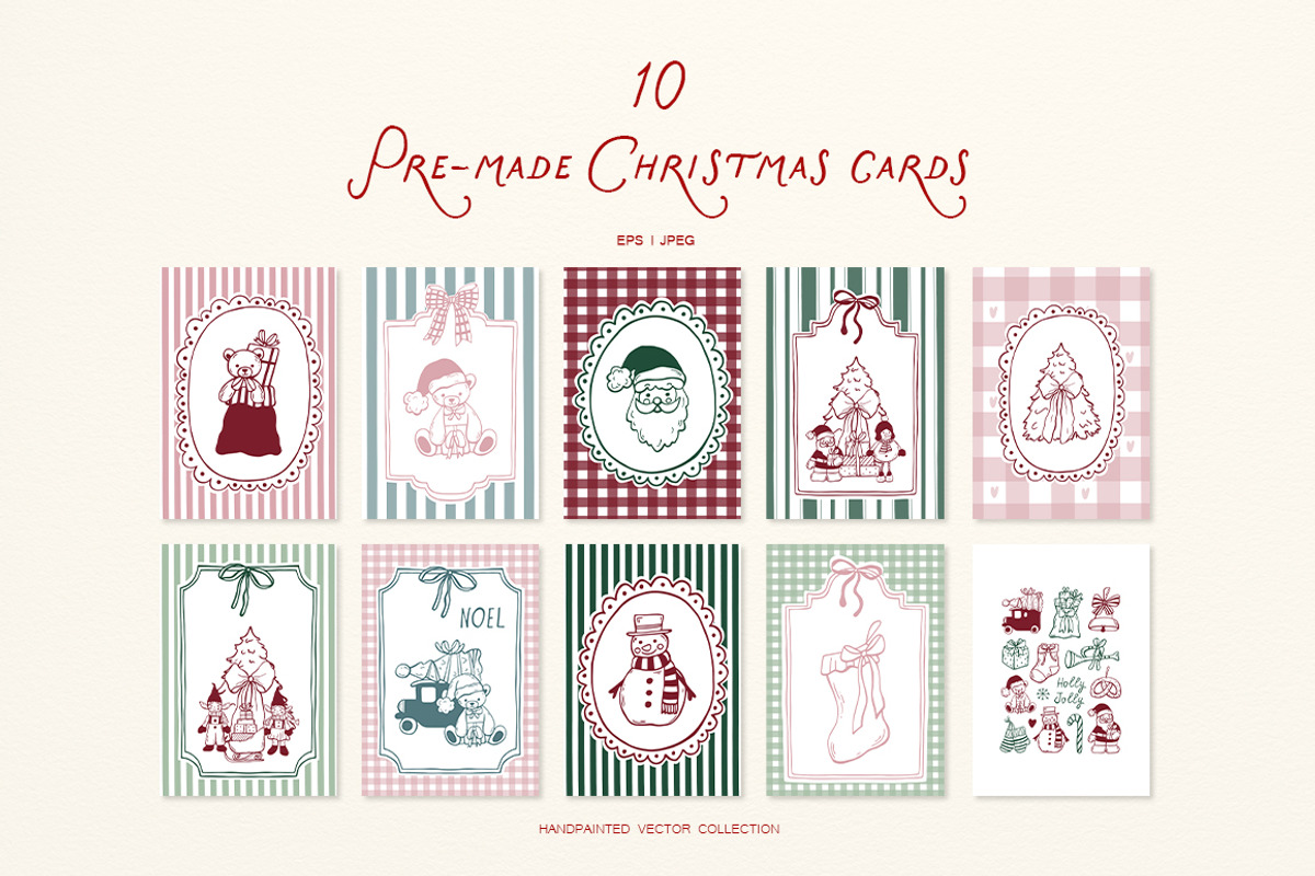 Whimsical Set Cozy Christmas p.2, a Seasonal Illustration by ViktoriyaD (Photo 22 of 25)