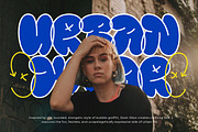 Grafyne - Modern Bubble Grafitti, a Font by Typia Nesia (Thumbnail 10 of 12)