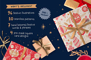 Festive Folk Graphic Collection, a Seasonal Illustration by rouxsupplyco (Thumbnail 2 of 12)