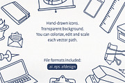 Office Doodle Kit, an Object Graphic by Luis Batlle (Thumbnail 4 of 5)