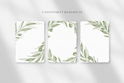 Watercolor Olive Branches Leaves, an Illustration by Creatchees.std (Thumbnail 12 of 13)