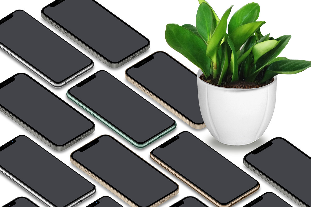 3D iPhone Presentation Mock-Up 05, a Device Mockup by Graphicsworld125 (Photo 7 of 10)