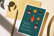 Witchy Christmas Illustrations, a Seasonal Illustration by The Creative Butternut (Thumbnail 6 of 9)