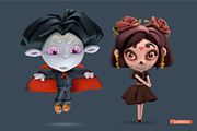 Halloween set, ghost, monster, witch, an Icon by Allevinatis Studio (Thumbnail 3 of 3)
