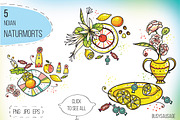Indian Flowers (vol.2) 76 objects, an Object Illustration by Zooza Art (Thumbnail 6 of 9)