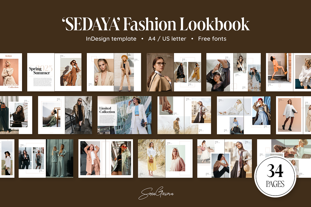 SEDAYA Fashion Lookbook, a Magazine Template by SonaGeciova (Photo 1 of 19)