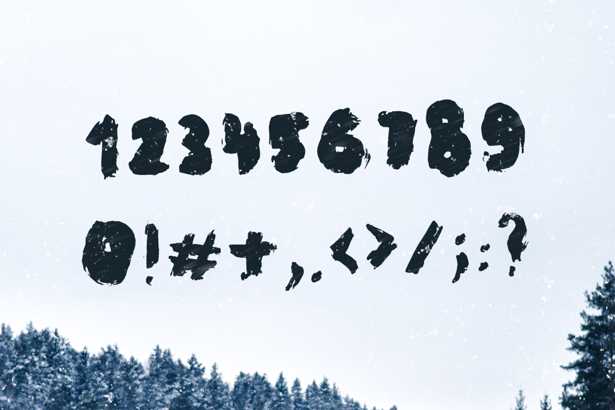 Kust Extended Brush Font preview 4