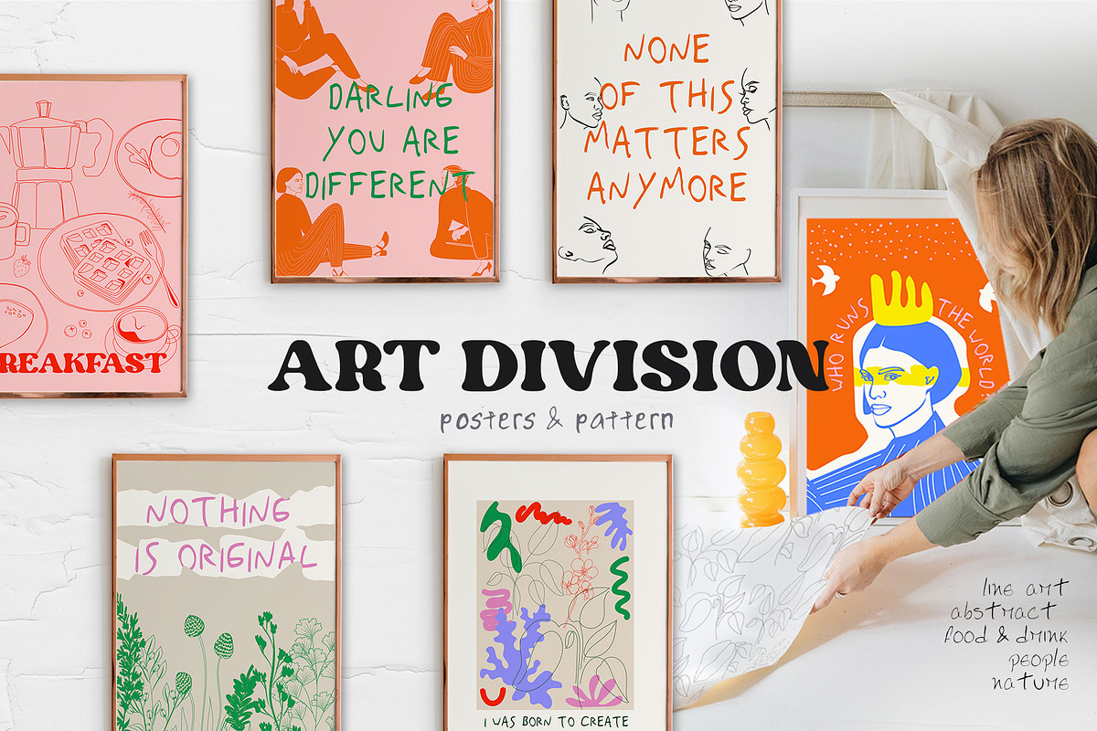 Poster Gallery Bundle, a Decorative Illustration by Mio Buono (Photo 2 of 82)
