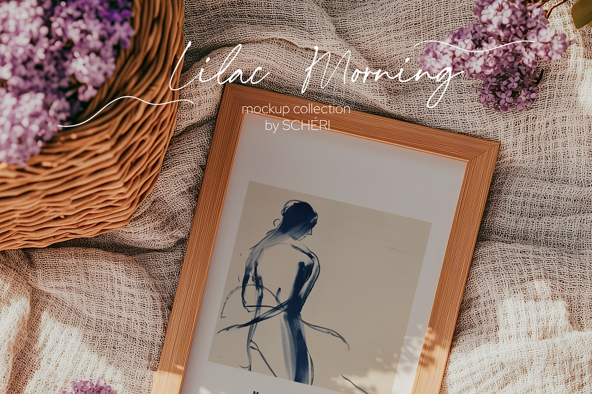 LILAC MORNING | Frame mockup set, a Household Mockup by SCHÉRI (Photo 6 of 17)
