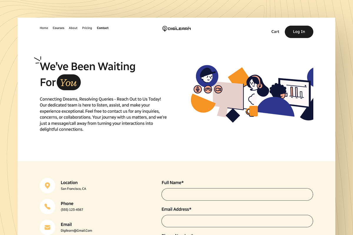 DigiLearn - Web Responsive UI Kit, an UI Kit Template by Digibulbo (Photo 8 of 11)