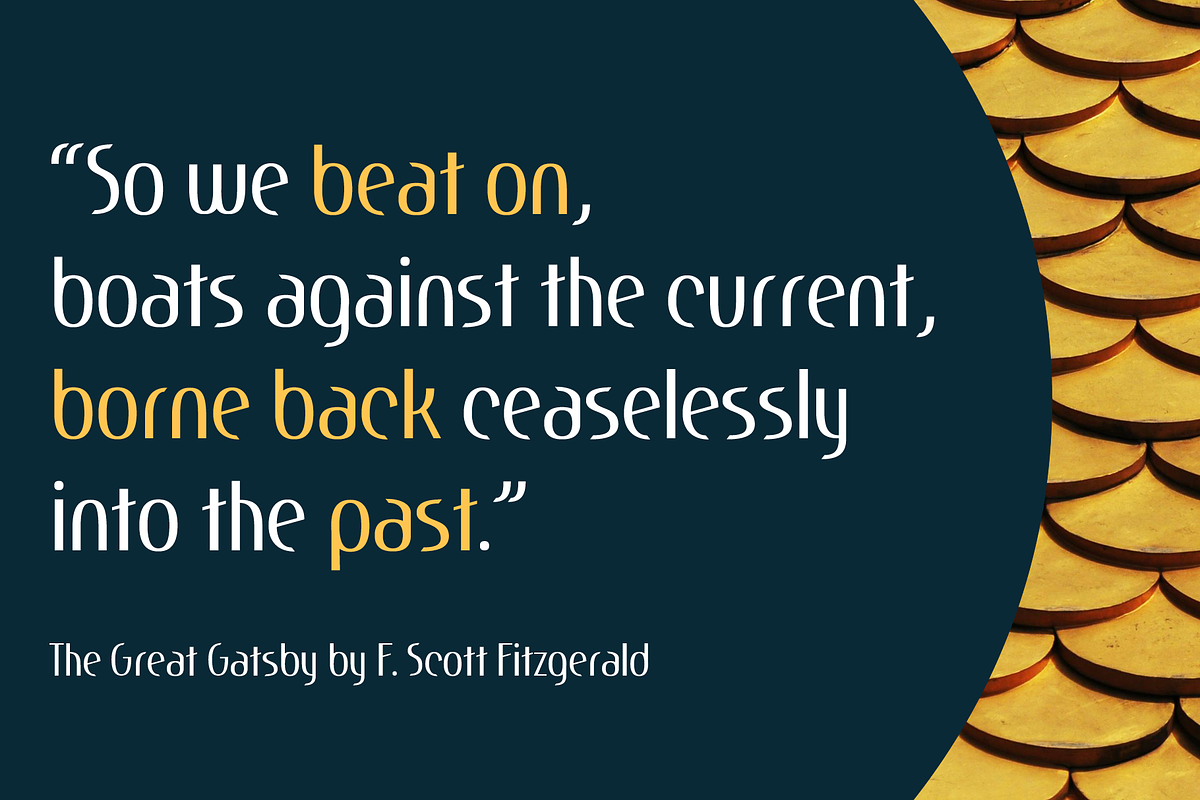 Gatsby Deco, a Sans Serif Font by EW Type Foundry (Photo 4 of 11)