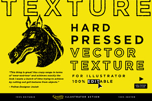 Hard Pressed Vector Texture