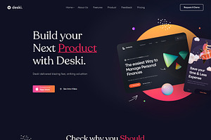 Deski - Saas HTML Template RTL