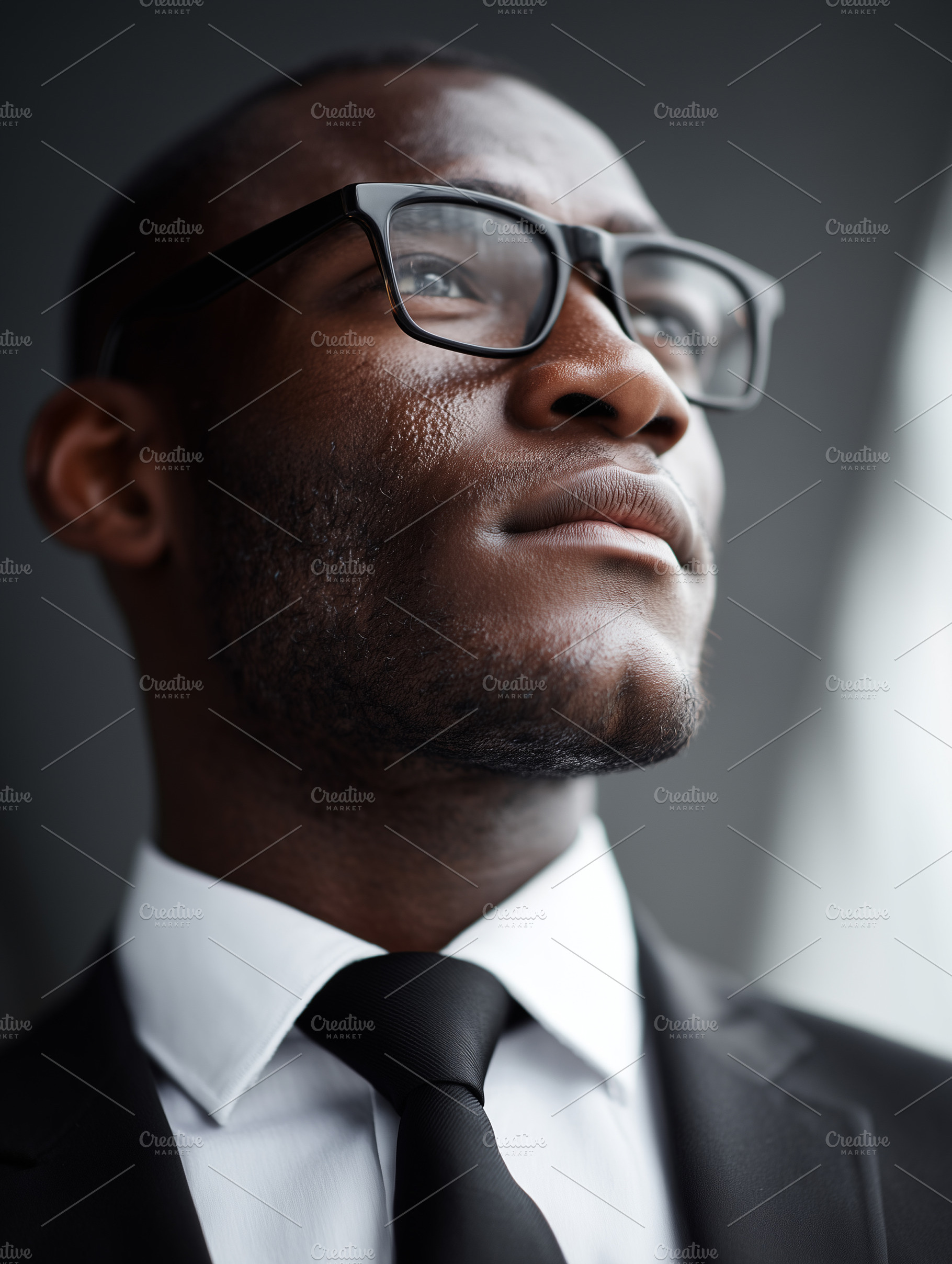 Close up portrait of a confident, a Business Photo by MistyDay
